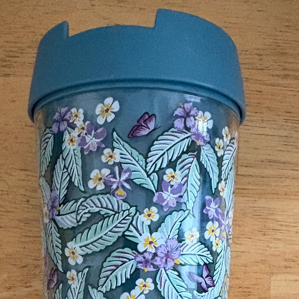 Vera Bradley Acrylic Travel Mug, 16 ounces